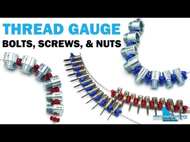 Thread Gauges for Measuring Sizes of Screws, Nuts, & Bolts | Fasteners 101