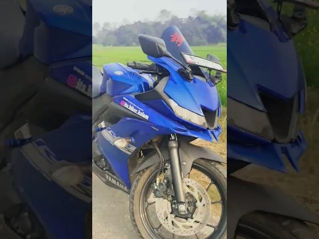 Yamaha R15 v3 Blue | Noyon Ali #viral #trending #rider #r15 #yamaha #trend #bike #@Br32riderV3