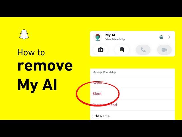 How to Remove My AI on Snapchat (only way)