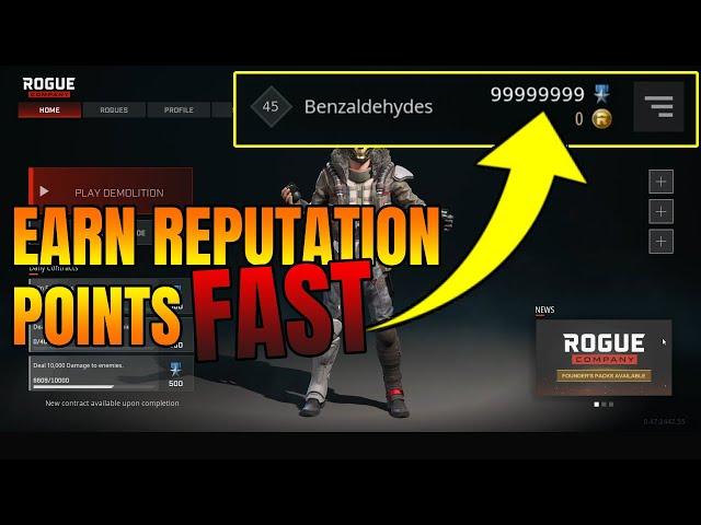 Rogue Company How to Earn Reputation Points FAST and Unlock all Rogue Agents FAST