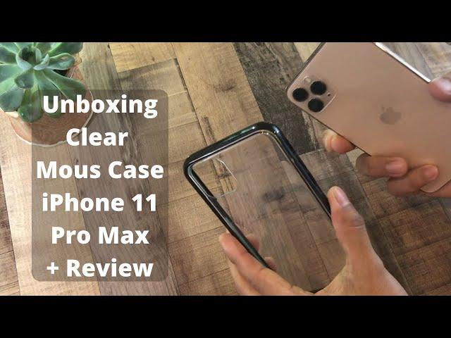 Clear Mous Case for iPhone 11 Pro Max UNBOXING + Review