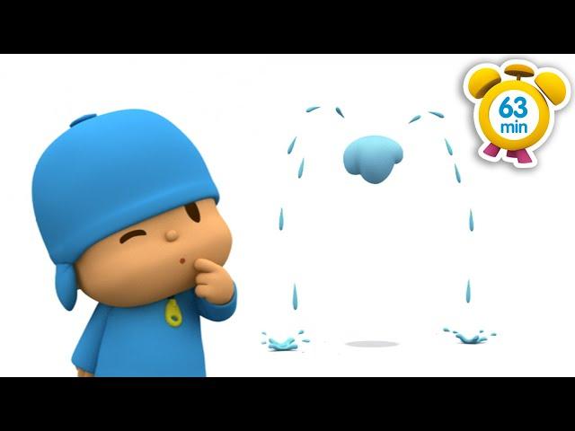 POCOYO MAGYARUL – ️ESIK AZ ESŐ ODAKINT️ | [63 perc] Teljes Epizódok | Rajzfilm gyerekeknek