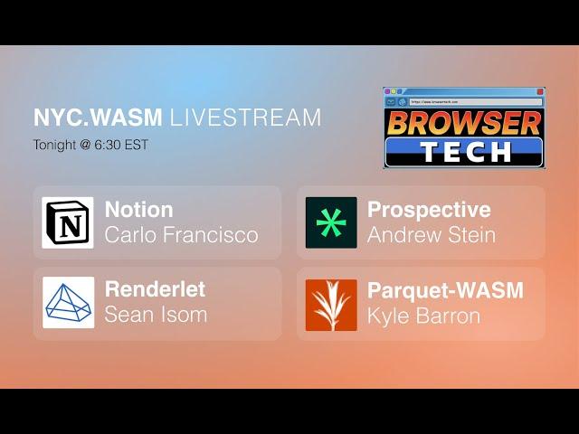 Browsertech.wasm NYC