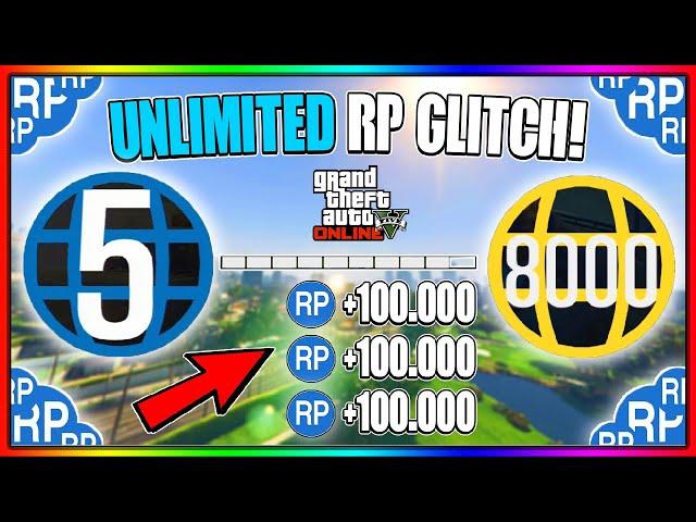 *SOLO* THE BEST RP GLITCH TO LEVEL UP FAST IN GTA 5 ONLINE! (EASY RP METHOD)