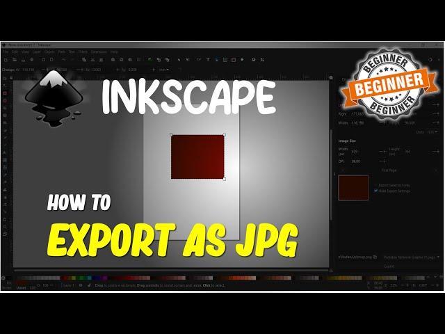 Inkscape How To Export As Jpg