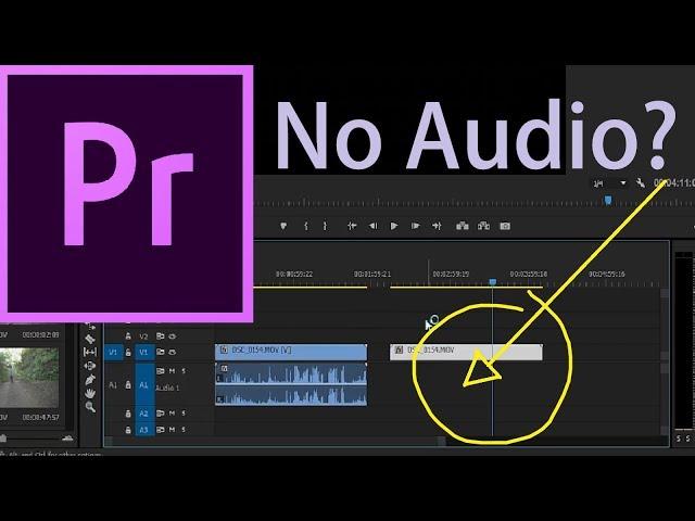 Why isn't my audio track dragging into my timeline? Adobe Premiere Pro CC | FIX