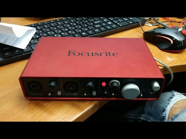 Ремонт внешней звуковой карты focusrite scarlett 2i4 в FixAudio