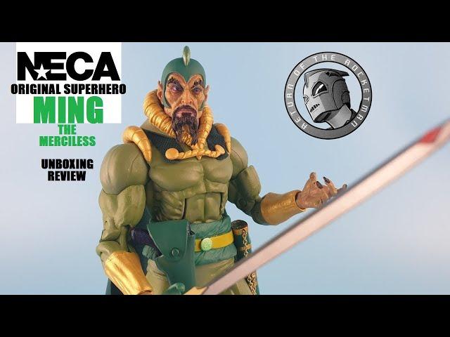 neca the original superheroes ultimate Ming the Merciless action figure unboxing review