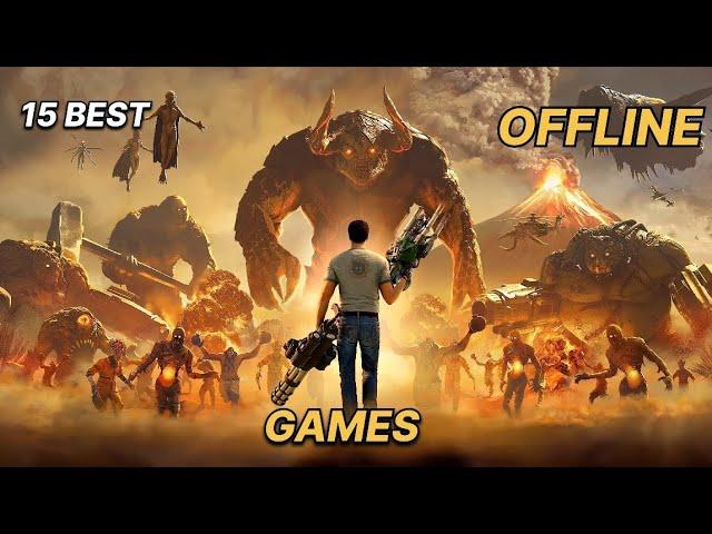 Top 15 Best OFFLINE Action Games For Android/IOS In 2024 (Offline/Online)