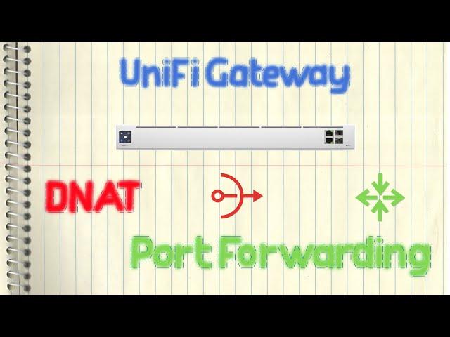 Ubiquiti UniFi Gateway - DNAT and Port Forwarding (NAT/Destination NAT)