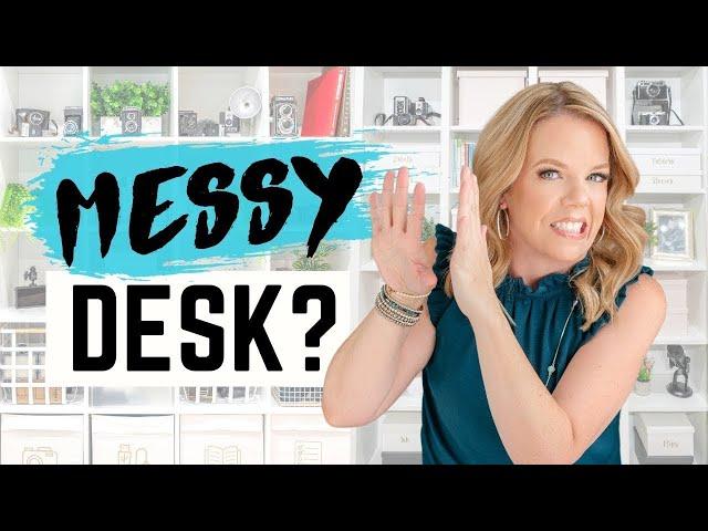 Is Your Desk Cluttered And Driving You Crazy? There's An Easy Way To Fix That!