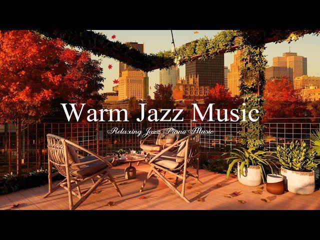 Cozy Fall Coffee Shop Ambience  Jazz Relaxing Music Smooth Jazz for Relax,Study #4