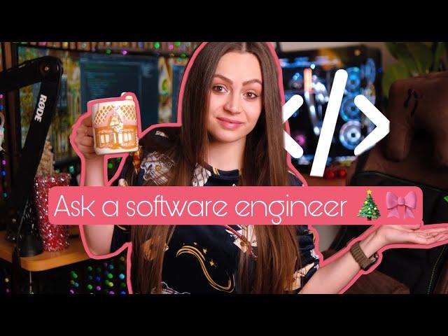 Holiday Q&A Ask a software engineer #coding #programming #christmas #vlogmas