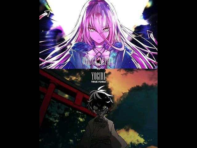 Yogiri Takatou (True Form) VS Omega Alpha | The End of Everything | #shorts #anime #animeshorts #fyp