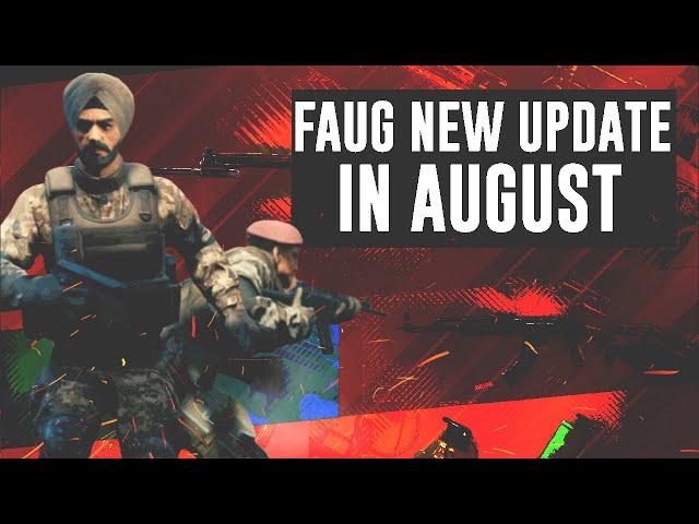 FAUG NEW UPDATE IN AUGUST  Faug Game l Faug live l Fauggamelivestreami Game  FaugIsLive