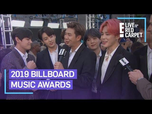 BTS Flaunts Friendship Bracelets From Halsey at BBMAs 2019 | E! Red Carpet & Award Shows