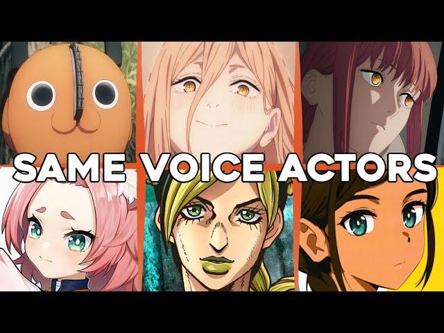 Chainsaw Man Characters Japanese Dub Voice Actors Seiyuu Same Anime Characters