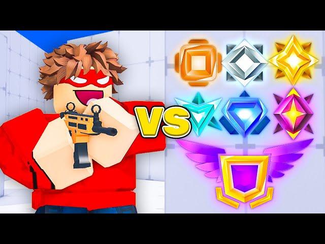 I 1v1ed EVERY Rank in Rivals!