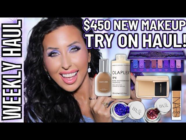 WEEKLY HAUL | New Makeup & Haircare + Melt Cosmetics Smoke Session 2 Collection Try On, Haus Labs