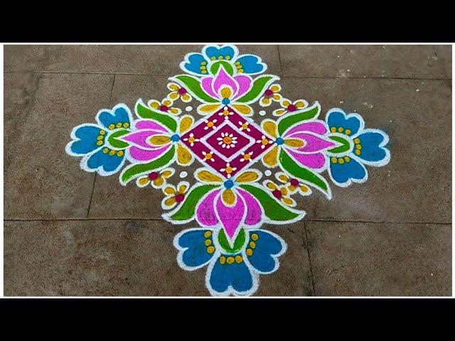 Margazhi Matham Special Rangoli Design / 2025 New Year Rangoli / Sashti Pooja / Kolam / Easy Mugulu