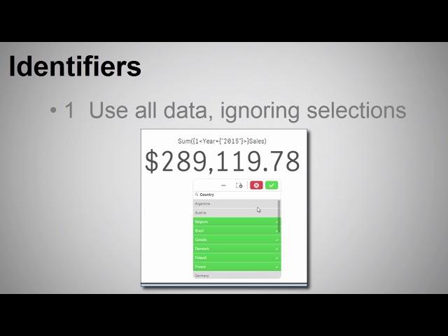 Introduction to Set Analysis - Qlik Sense