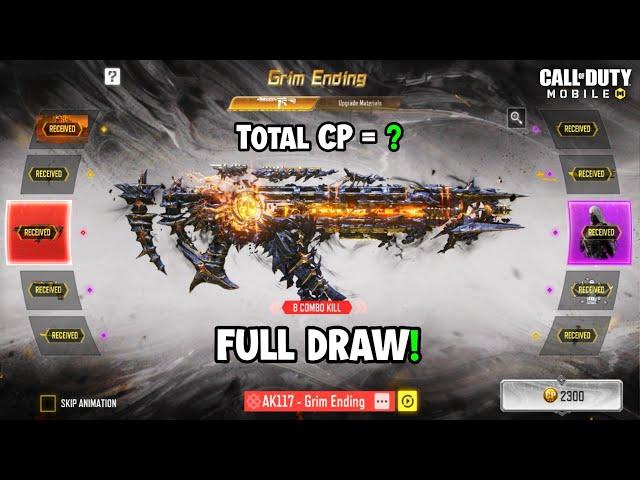 Mythic AK117 - Grim Ending full Draw CODM | Grim Ending Mythic full Draw Cod Mobile