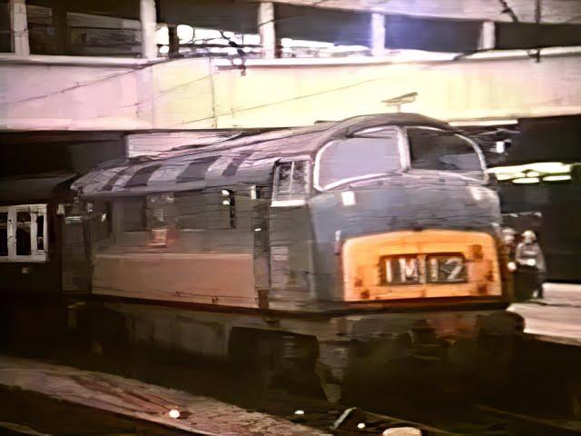 Warships at Birmingham New Street in the 1960s