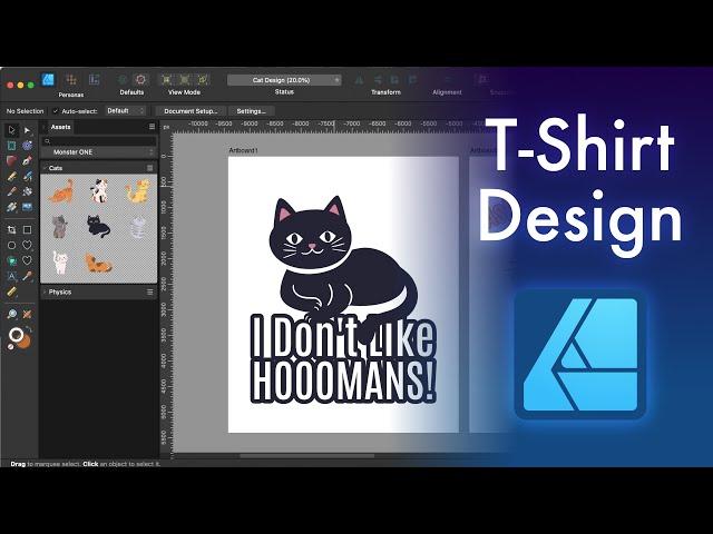 Customizing SVGs for T-Shirt Designs in Affinity Designer Step-by-Step Guide