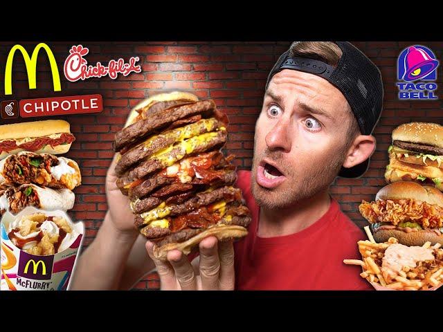 Eating The 10 UNHEALTHIEST Secret Menu Fast Food Items!