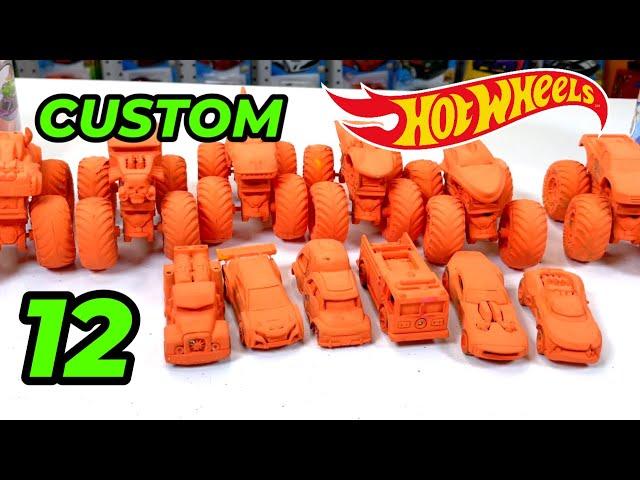 CUSTOM Hot Wheel COLOR REVEAL Color Shifters: 6 MONSTER TRUCKS 6 Hot Wheel Color COLOR REVEAL CARS??