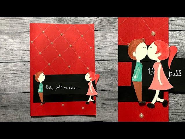 Beautiful Handmade Slider Card | Handmade Greeting Card