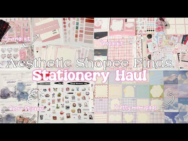 aesthetic shopee finds: stationery haul ft. Jianwu store | Philippines