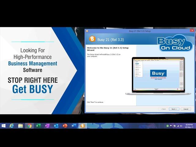 Busy 21 Installation And Updation Process