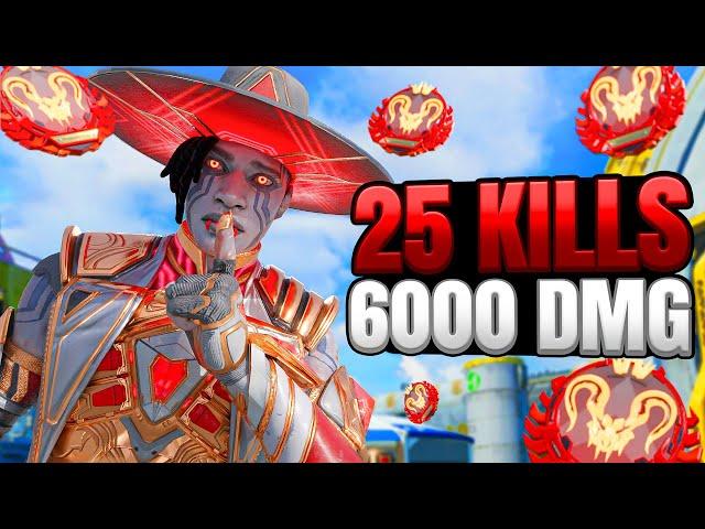 Seer 25 Kills And 6000 Damage Gameplay - Apex Legends