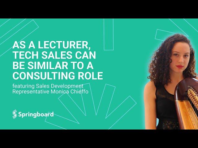 As a Lecturer, Tech Sales Can Be Similar to a Consulting Role