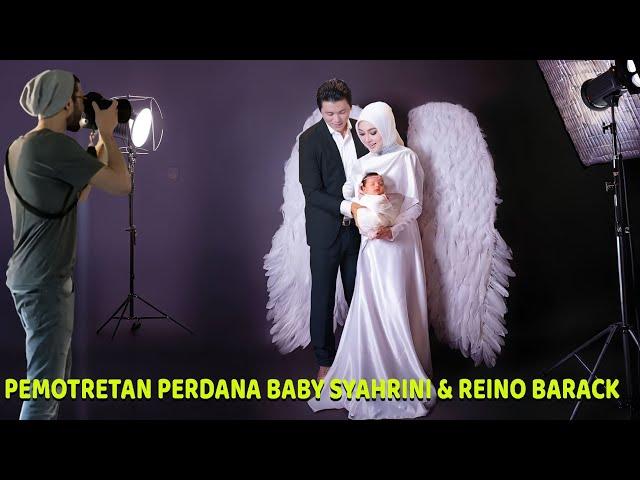 Proses Pemotretan Syahrini & Reino Barack Bersama Sang Bayi