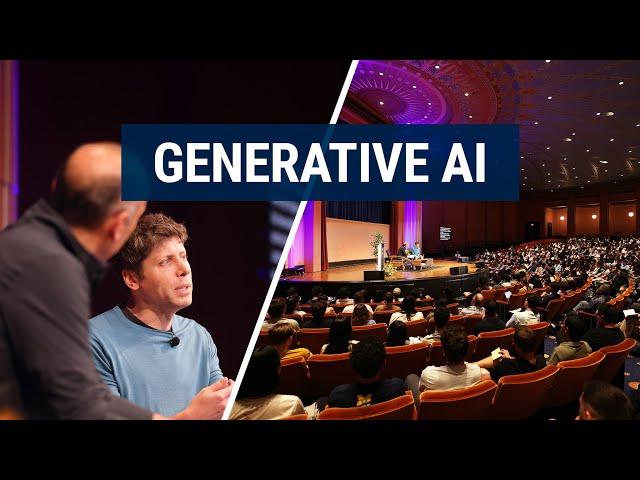 OpenAI CEO Sam Altman discusses the future of generative AI