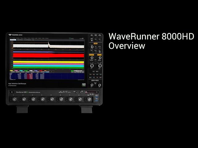 WaveRunner 8000HD Oscilloscope Overview