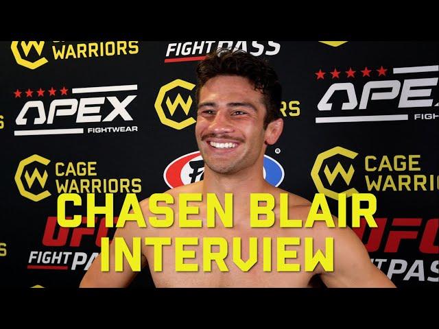 "This is MY Weight Class and I'm Here to Stay!" Chasen Blair CW 172 Post-fight Interview