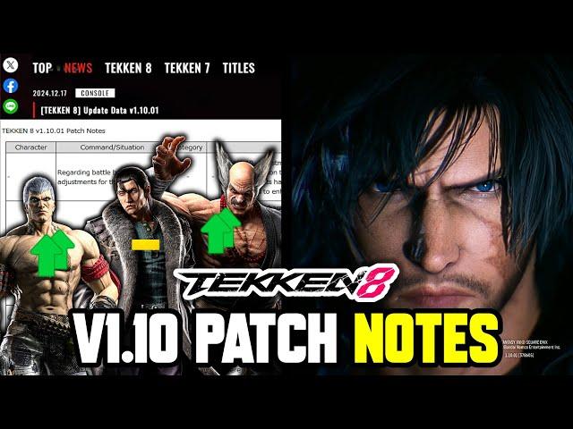 TEKKEN 8 - New Patch Update (1.10 Review + Analysis)