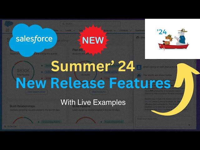 Salesforce Summer' 24 New Release Features | @SalesforceHunt | #summer24 | #winter24 | #spring24