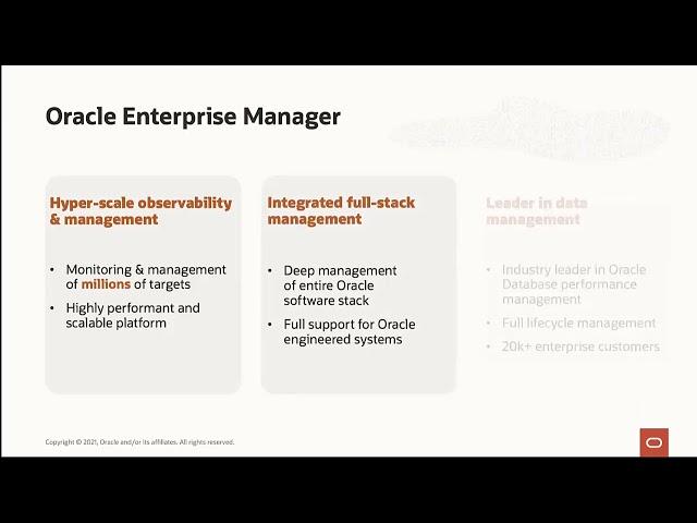 Improve Troubleshooting with Oracle Enterprise Manager Data & OCI Logging Analytics