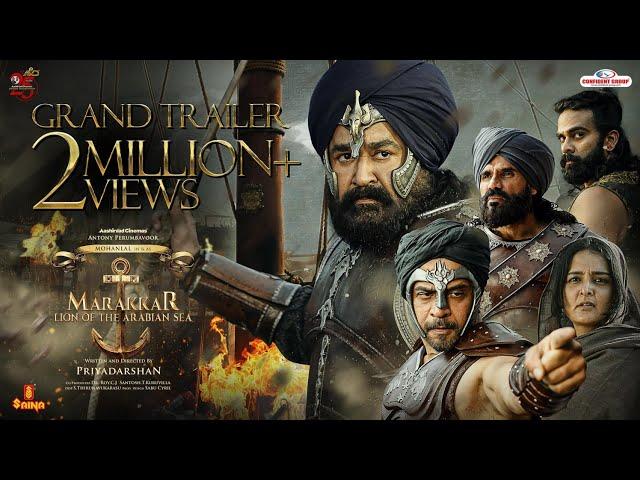 Confident Group Presents | Marakkar: Lion of the Arabian Sea Grand Trailer | Mohanlal | Priyadarshan