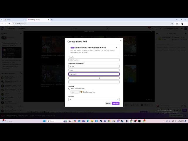 How to Add Polls on Twitch