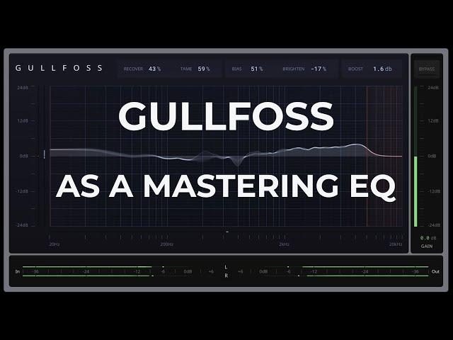 Gullfoss as a Mastering EQ