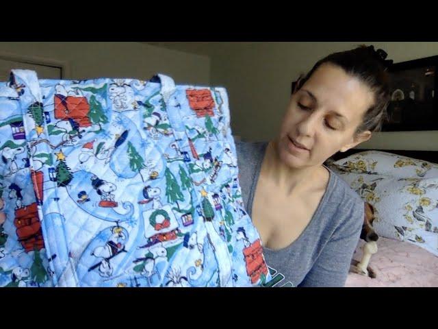 Vera Bradley Ski Slope Snoopy & Ski Jump Snoopy Patterns: Vera Tote & Zip ID + More (Viewer Request)