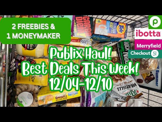 Publix Best Deals This Week!  2 FREEBIES & 1 MONEYMAKER! #publixcouponing 12/4-12/10