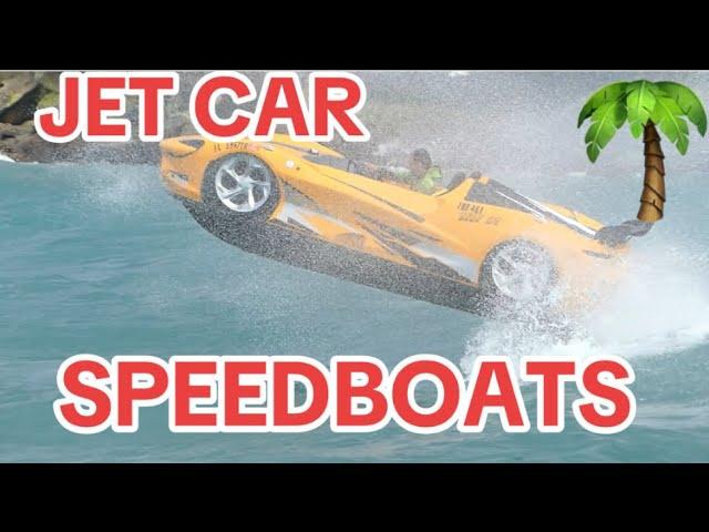 JET CAR AND SPEEDBOATS TAKE OVER HAULOVER! #haulover #jetcar #speed #yt #trend #fun #boatlife #reel