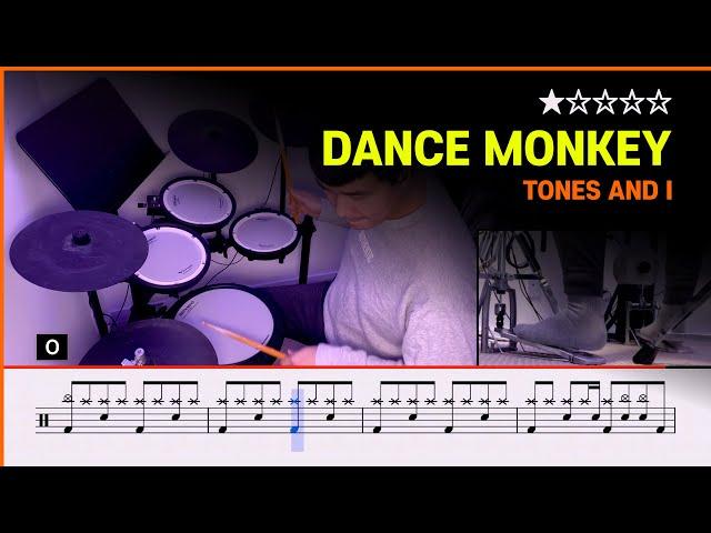 [Lv.03] Dance Monkey - Tones And I () Pop Drum Cover with Sheet Music