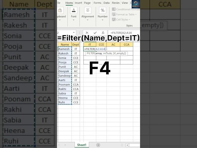 Amazing Formula in Excel #shortsvideo #trendingshorts #tipsandtricks #exceltips #shortcutkeys